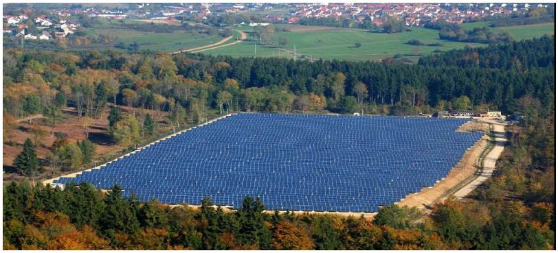 Luftaufnahme Solarpark Engstingen-Haid